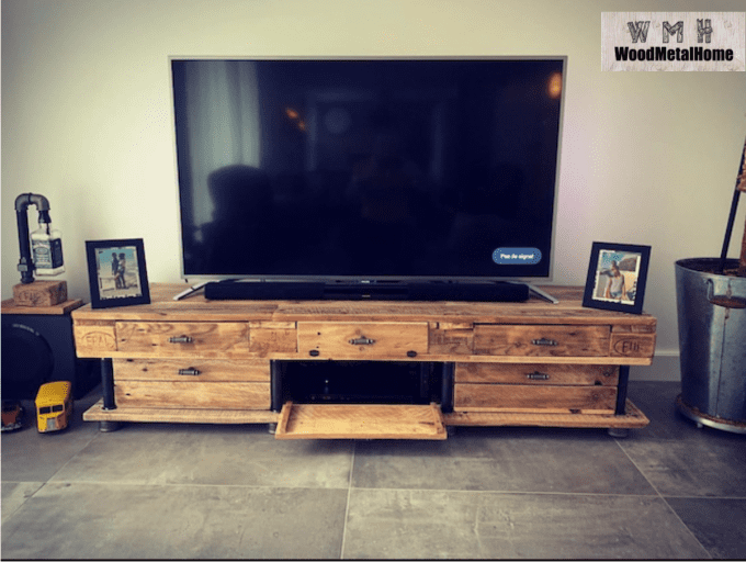 TV03-MEUBLE TV BAS 
